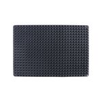 Piramide in silicone Tappetino da forno per pollo Filtro olio Separazione olio Tappetino da forno BBQ Pane Biscotti Forno Tappetino da forno (nero)