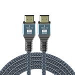 Cavo HDMI 2.1 versione 8K 60Hz UHD 48Gbps da 3 m (grigio)