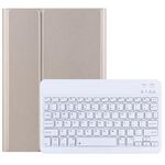 Per Lenovo Tab M10 3rd Gen TB-328XU Custodia per tablet in pelle con tastiera Bluetooth (oro)