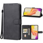 Custodia per cellulare in pelle per vivo Y78 (nera)