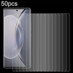 Per vivo X90s 50pz 0.26mm 9H 2.5D Pellicola in vetro temperato