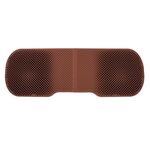 Cuscino per seggiolino auto in silicone Cuscino estivo traspirante traspirante, colore: cuscino posteriore caffè