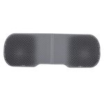 Cuscino per seggiolino auto in silicone Cuscino fresco traspirante estivo, colore: cuscino posteriore grigio