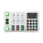 Registrazione dello studio della scheda audio Bluetooth X10 con interfaccia porta OTG XLR 48V (bianco)