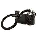 Cinturino da polso per fotocamera con corda da arrampicata Bracciale resistente all'usura per fotocamera SLR (nero)