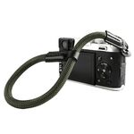 Cinturino da polso per fotocamera con corda da arrampicata Bracciale resistente all'usura per fotocamera SLR (verde)