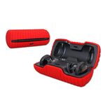 Custodia protettiva in silicone antiscivolo per auricolari Bluetooth gratuiti Bose SoundSport (rosso)