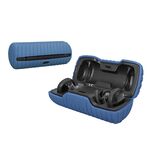 Custodia protettiva in silicone antiscivolo per auricolari Bluetooth gratuiti Bose SoundSport (blu mezzogiorno)