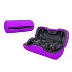 Custodia protettiva in silicone antiscivolo per auricolari Bluetooth gratuiti Bose SoundSport (viola)