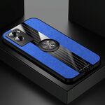 Per vivo Y55s 5G XINLI Custodia per cellulare in TPU con tessuto cucito con supporto per anello (blu)