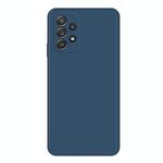 Custodia per telefono in silicone liquido imitazione Samsung Galaxy A52/A52s 5G (blu)