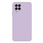 Custodia per telefono in silicone liquido imitazione Samsung Galaxy M33 (viola)