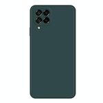 Custodia per telefono in silicone liquido imitazione Samsung Galaxy M53 (verde scuro)