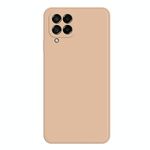 Custodia per telefono in silicone liquido imitazione Samsung Galaxy M53 (albicocca)