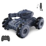 JJR/C Q126 Spray Bomb Drift Remote Control Car, Specifica:Ruota universale a doppio controllo(Blu)