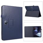 Per OPPO Pad 2 2023 Custodia per tablet in pelle con texture Litchi (blu scuro)