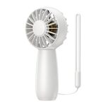 Ventilatore per motore brushless portatile mini USB esterno, stile: 1500 mAh (bianco)