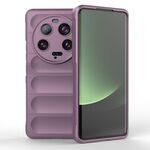 Per Xiaomi 13 Ultra Magic Shield TPU + custodia per telefono in flanella (viola)