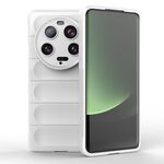 Per Xiaomi 13 Ultra Magic Shield TPU + custodia per telefono in flanella (bianca)