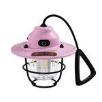 Illuminazione per esterni Luce da campeggio Lanterna per cavalli ricaricabile USB (rosa)
