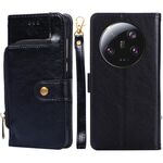 Custodia per cellulare in pelle con cerniera Xiaomi 13 Ultra 5G (nera)