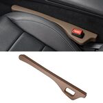 Car Seat Gap Bar Car Interior Box Bracciolo Gap Filler a prova di perdite (marrone)