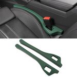 1 paio di fessure per seggiolino auto Bar per interni auto Bracciolo Box Gap Filler a prova di perdite (verde)
