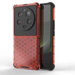 Per Xiaomi 13 Ultra antiurto a nido d'ape PC + custodia per telefono in TPU (rosso)