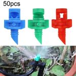 100 pz YK8510 Refrazione Atomizzazione Semplice Micro-irrigatore PE Tubo Ugello di Irrigazione (Colore Consegna Casuale)