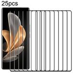 Per vivo S17 / S17t 25 pezzi Pellicola in vetro temperato a schermo intero con bordo curvo 3D