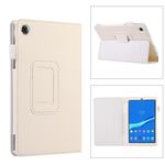 Per Lenovo Tab M8 4th Gen Litchi Texture Custodia in pelle per tablet (bianca)