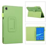 Per Lenovo Tab M8 4th Gen Litchi Texture Custodia in pelle per tablet (verde)