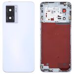 Per OPPO A57 Coperchio posteriore batteria originale con cornice centrale (viola)