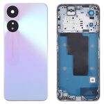 Per OPPO A78 Coperchio posteriore batteria originale con cornice centrale (viola)