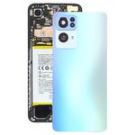Per OPPO Reno7 Pro Cover posteriore batteria originale con copriobiettivo fotocamera (blu)