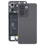Per OPPO Reno9 Pro Cover posteriore batteria originale con copriobiettivo fotocamera (nero)