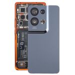 Per OPPO Reno8 Pro+ Cover posteriore batteria originale con copriobiettivo fotocamera (nero)