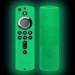 Y1 2 pezzi per Amazon Fire TV Stick 4K 2nd Gen telecomando custodia protettiva in silicone anticaduta (verde luminoso)