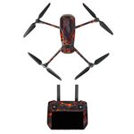 Per DJI Mavic 3 Pro / RC Pro Sunnylife Drone Corpo Set di adesivi decorativi per telecomando (Lava Black)