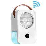 MT-F60 Smart Digital Display Ventola di umidificazione della nebbia del dispositivo di raffreddamento dell'aria di ricarica USB, modalità: versione con controllo del suono
