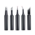 5-in-1 Universal 936 Stazione di saldatura Saldatore Punta per saldatura Set di teste Classe A nera
