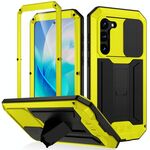 Per Samsung Galaxy S23 5G R-JUST Design per fotocamera scorrevole Life Custodia per telefono antiurto antipolvere impermeabile (gialla)