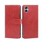 Per Samsung Galaxy A04e 4G Calf Texture Buckle Flip Custodia in pelle per telefono (rosso)