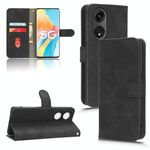 Per OPPO A1 Pro Skin Feel Custodia per telefono in pelle con vibrazione magnetica (nera)