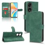 Per OPPO A1 Pro Skin Feel Custodia per telefono in pelle con vibrazione magnetica (verde)