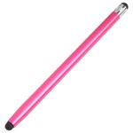 Testa in tessuto universale + stilo in silicone (rosa rossa)