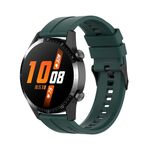 Per Huawei Watch Buds 20mm cinturino in silicone con fibbia nera (verde scuro)