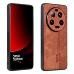 Custodia per telefono Xiaomi 13 Ultra AZNS 3D in rilievo (marrone)