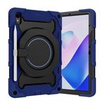 Custodia per Huawei MatePad 11 2023 Armor Contrast Colour Silicone + PC Tablet (blu navy)