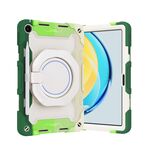 Per Huawei MatePad SE 10.4 2023 Armor Contrast Color Silicone + Custodia per tablet PC (verde colorato)